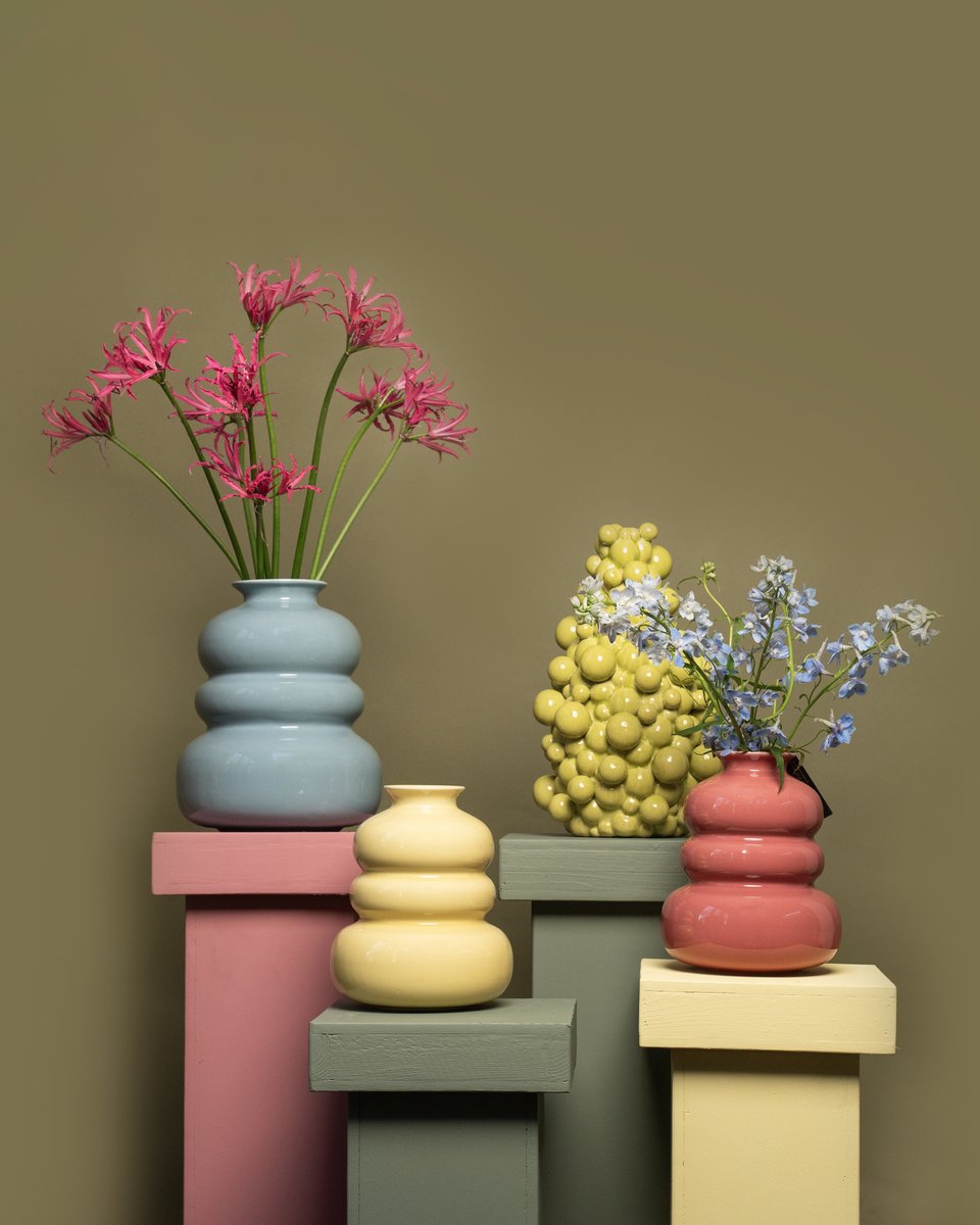 Villa Pottery Vaas - Villa Pottery - Decoratie - Woondecoratie - Keramiek - Waterdicht - Bolla Vie 1_3 Nude Cream Crème