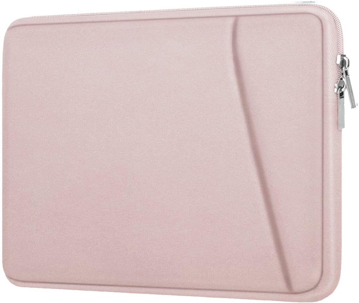 Verdikte schokbestendige laptoptas, slank en draagbaar, geschikt voor MacBook Air/Pro, HP, Dell, ASUS en andere laptops, Roze, 39,5 cm x 28 cm (15,6 inch)