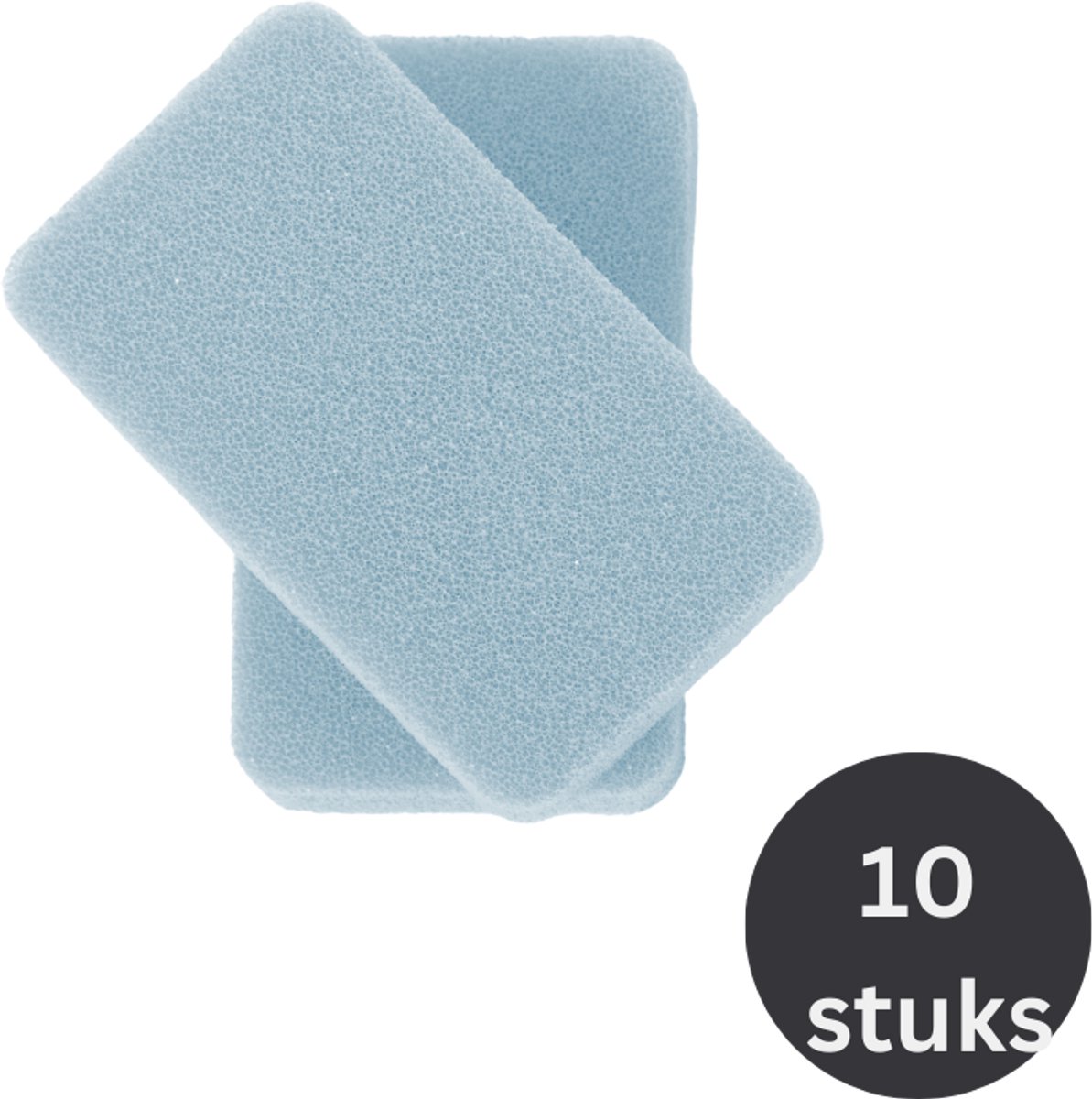 Tiseco - Herbruikbare spons SILO - SET/10 - Antibacterieel, blauw