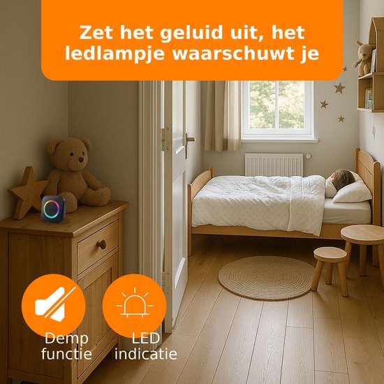 Smartwares by Tristar PD-4925 - Draadloze deurbel - Draadloze deurbel set - 150m Draadloos bereik - 16 Melodieën — afbeelding 3