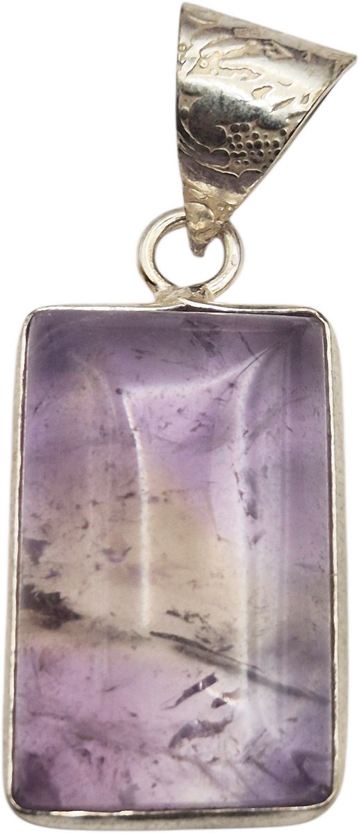 Ametrien edelsteen hanger ingezet in 925 Sterling zilver