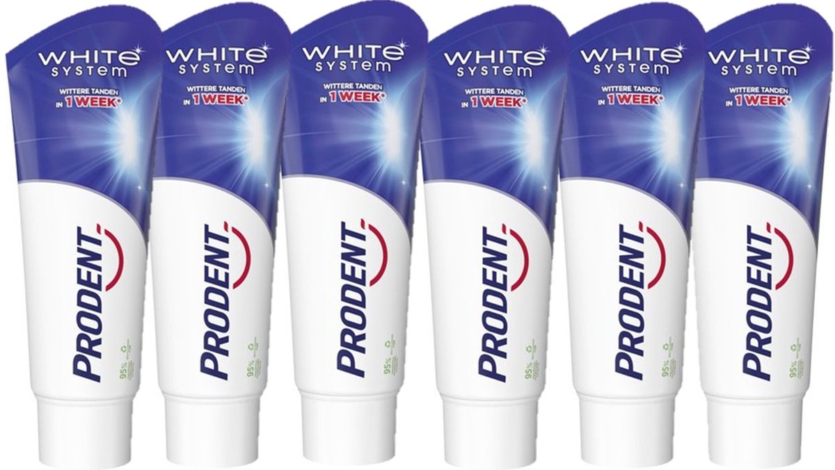 Prodent Tandpasta - White System - 6 x 75 ml