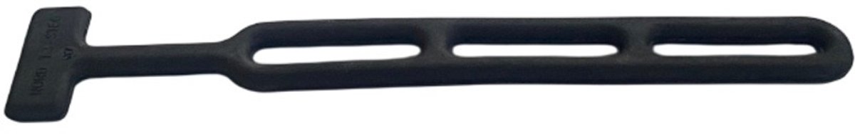 Verstelbare spanrubber 285mm – Zwart – 3 Lussen
