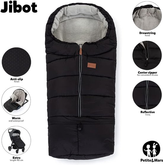Winter Voetenzak voor Buggy en Kinderwagen - Warm, Waterproof en Winddicht — afbeelding 3