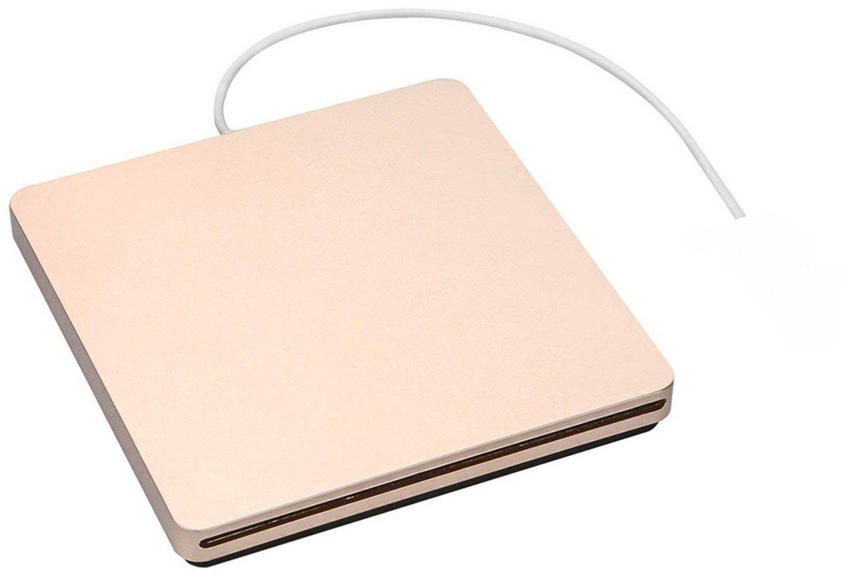 Ultradunne externe cd/dvd-brander - Goud
