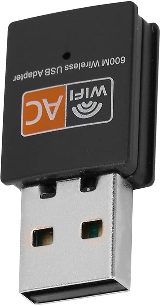 Draadloze USB Wifi Adapter AC600M - Dual-Band Netwerkkaart voor Snelle Verbindingen