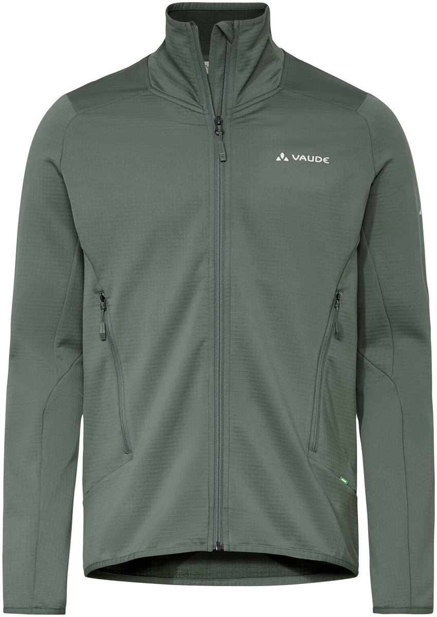VAUDE Monviso Fleece FZ Jas II, Fleece Jas, Heren Outdoor Sportjassen, Niet Waterdicht, Niet Winddicht, Fleece, Capuchon, Slim Fit