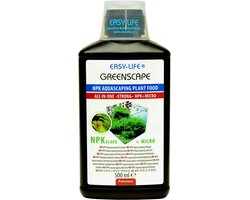 Easy-life GreenScape 500 ml voor aquascaping plantenvoeding met hoog NPK (nitraat, fosfaat, kalium) en sporenelementen
