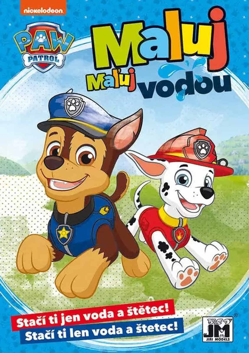 A5 verf met water Paw Patrol-kleuring - UNI