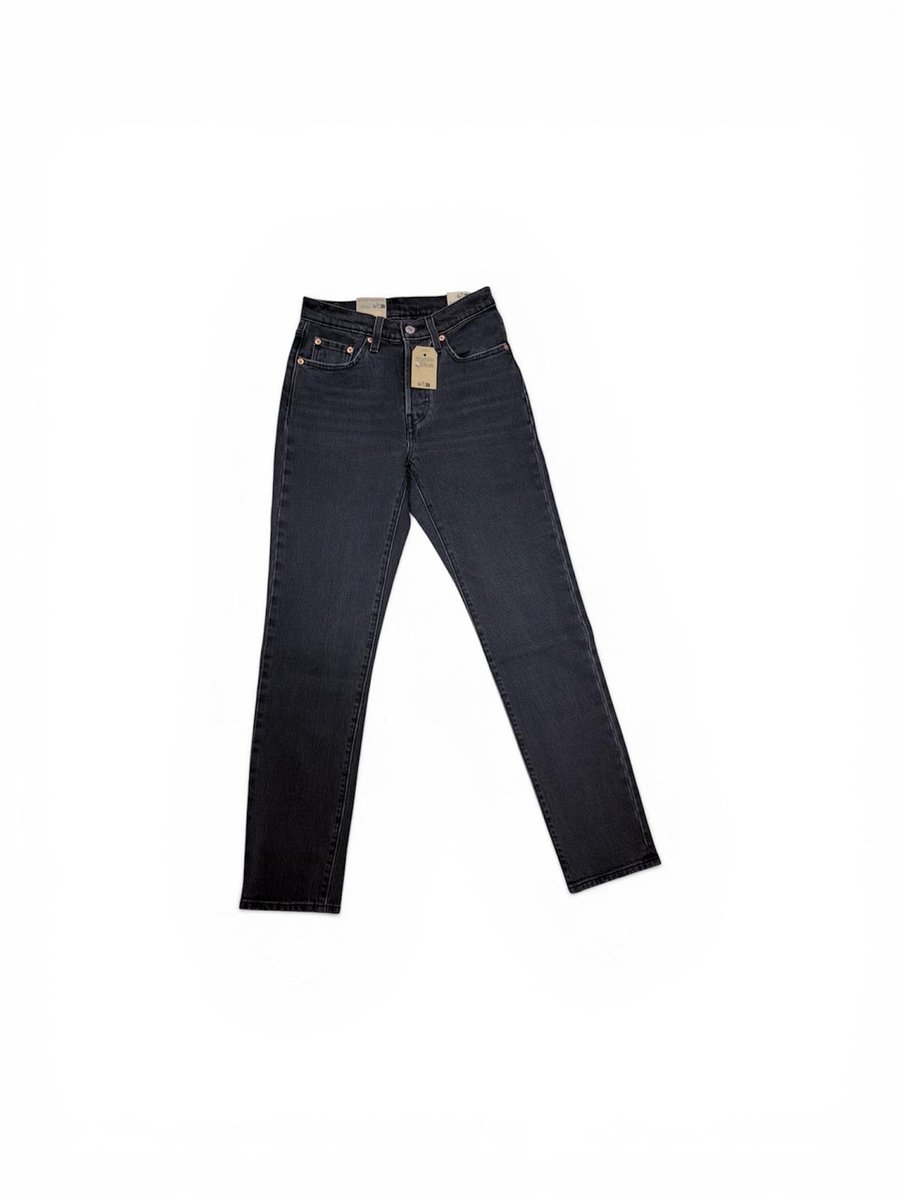 Levi’s 501 Original Straight Leg Broek Dames W24 X L32 Zwart
