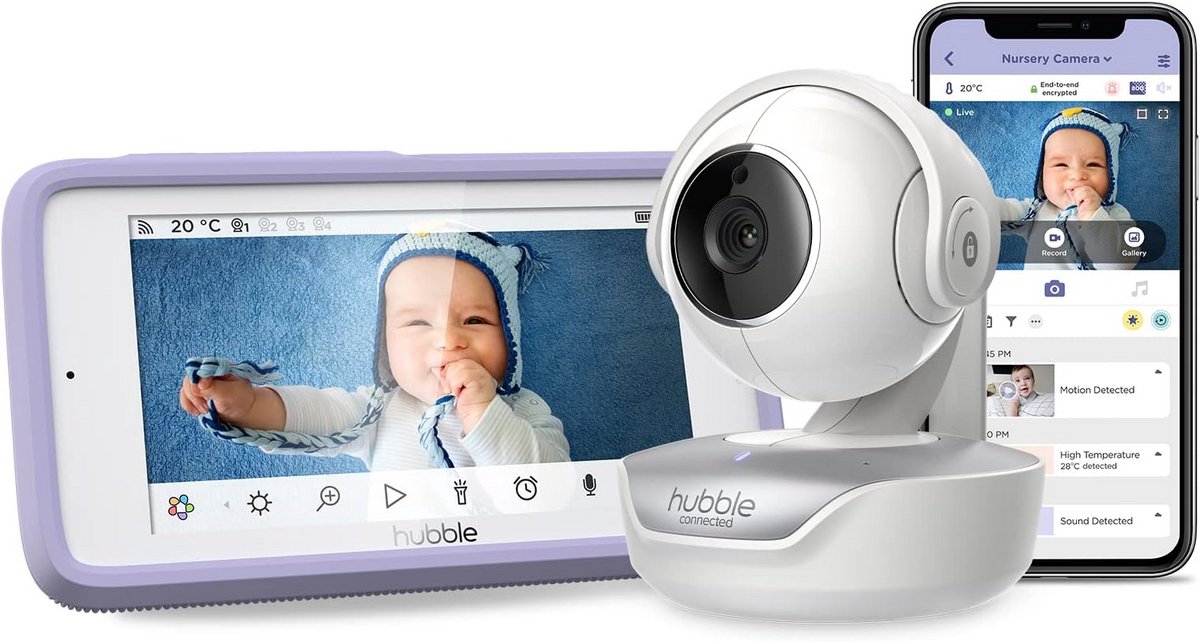 Babymonitor met Camera en Touchscreen - Veiligheid en Comfort voor uw Baby