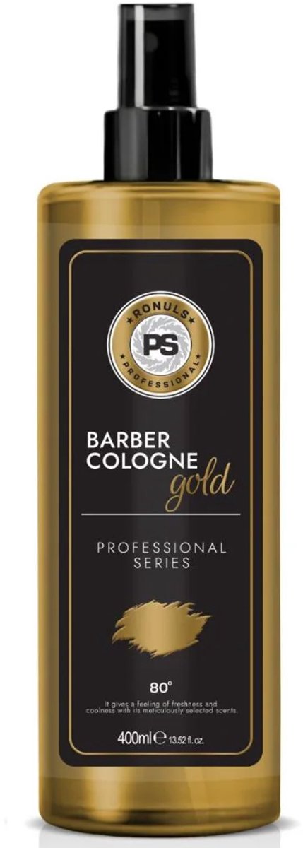 Ronuls Professional Barber Aftershave Cologne Gold 400ml