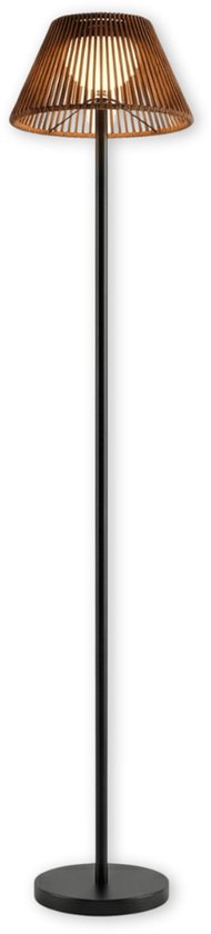 Lixada staande zonnelamp, IP65, met lichtsensor, dimmbaar, warm wit en RGB- accu, USB-oplaadbaar, voor binnen en buiten, terras en tuin