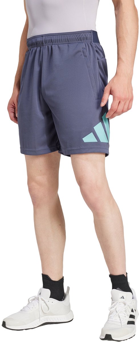 Adidas Performance Train Essentials Logo Training Short Heren Blauw