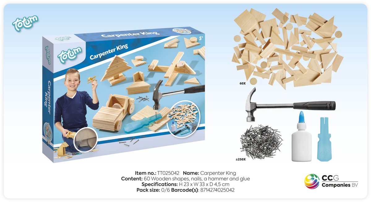 QeeHeng Gereedschapsset voor kinderen, kindergereedschap met echt handgereedschap, beginners leren, bouwgereedschap, hamer met gereedschapskoffer voor thuis, doe-het-zelf bouw en houtbewerking, cadeau