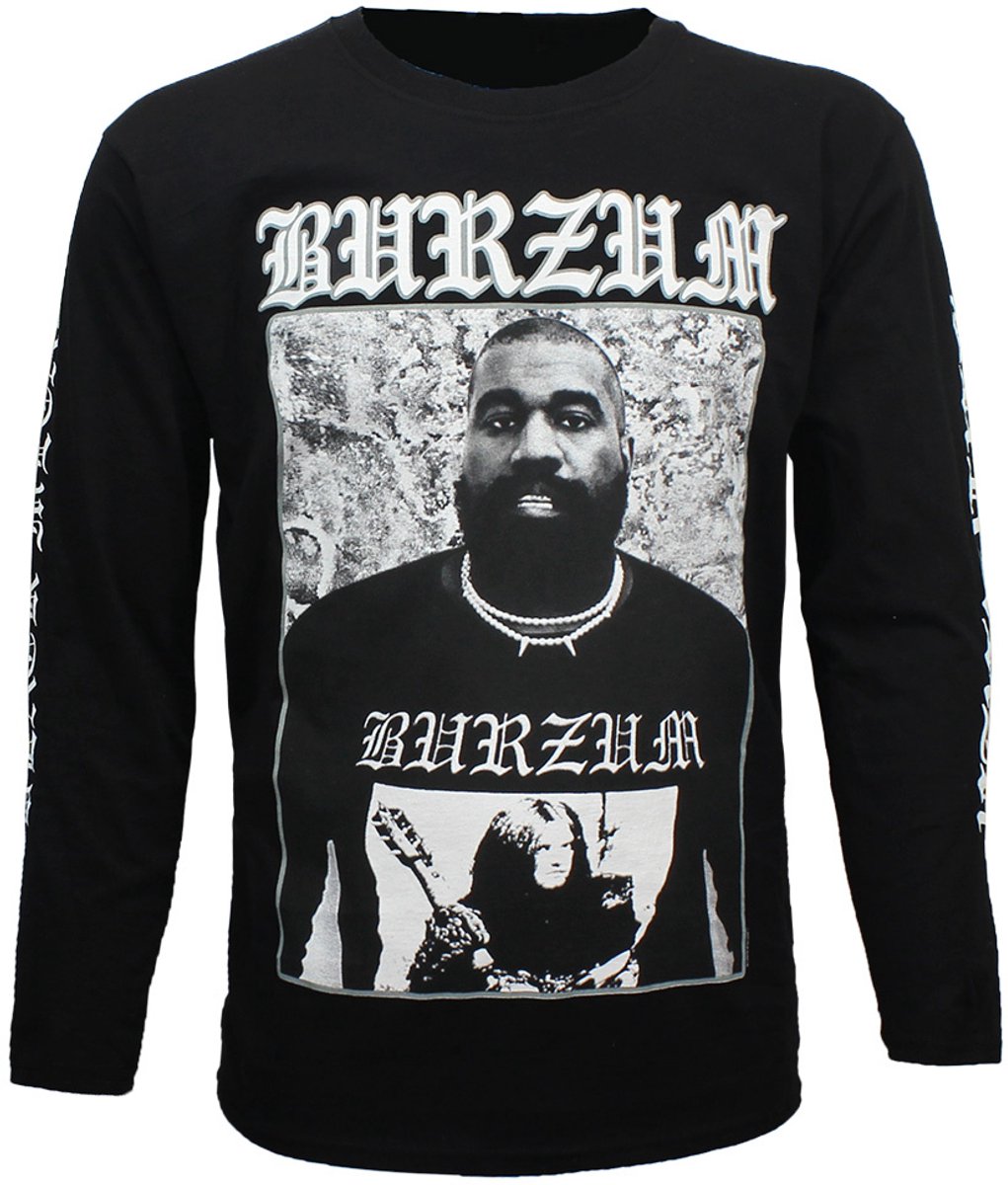 Burzum Kanye West Longsleeve T-Shirt - Officiële Merchandise - XL
