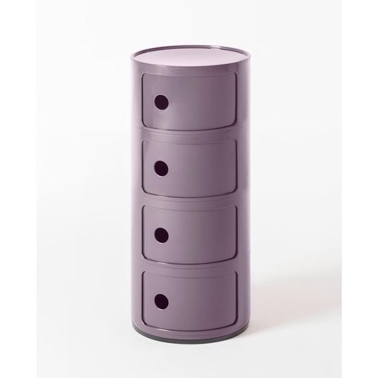 Kartell Componibili Kast Extra Large (4 Comp.) Paars bol.com