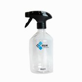 FRM Sprayflacon 500ml - Navulbare Sprayfles voor Schoonmaakmiddelen - Professionele Sprayer met Doseerlijnen - Voor de Speed reiniger