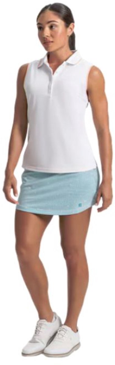 Footjoy Dames Geo Aerial Skort Wit Turquiose van Footjoy — afbeelding 2