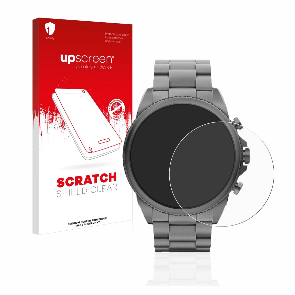 upscreen - Screenprotector voor Fossil Gen 6 (44mm) - Folie Beschermfolie transparant