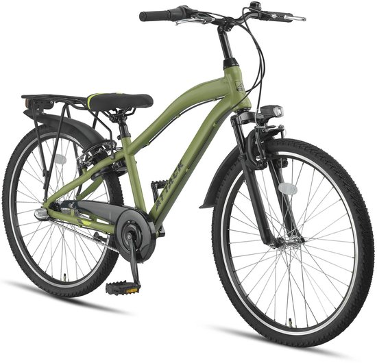 Altec Attack - Allroad Kinderfiets - Jongensfiets - Mountainbike - 24 inch - 3 versnellingen - Army Green van Altec — afbeelding 3
