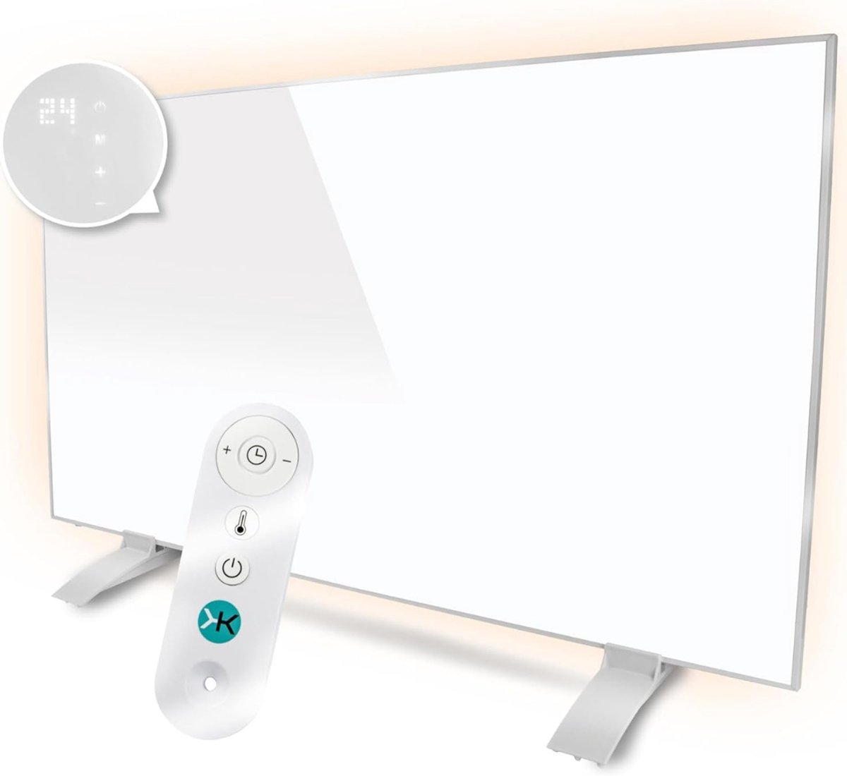 TopChoice® Infrarood Paneel - Infrarood Verwarming - Moderne Kachel - LCD Display - Wit