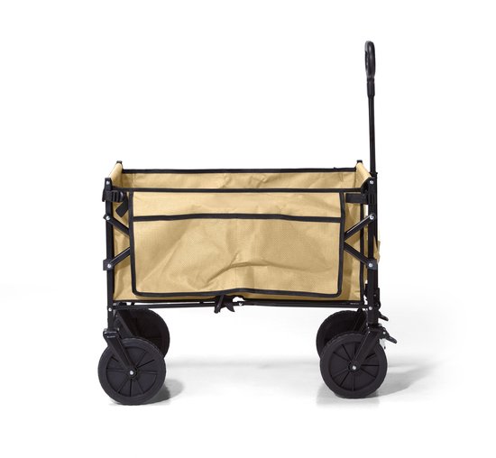 Bolderkar - XL - Opvouwbaar - 100L - Beige van Merkloos — afbeelding 2