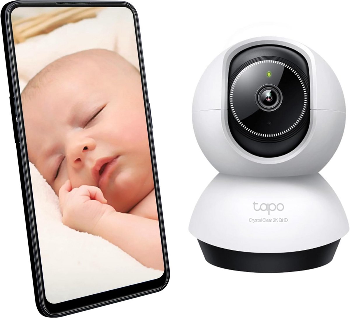 Slimme Pan/Tilt AI WiFi Beveiligingscamera met Nachtzicht en 360 Graden Dekking