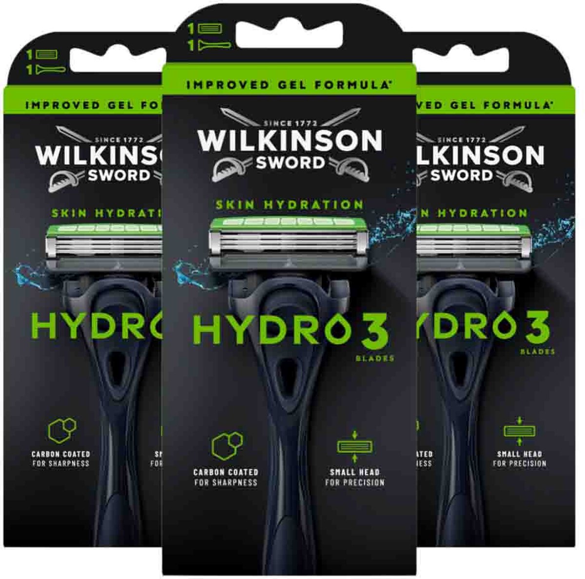 Wilkinson Hydro 3 Scheersysteem - 3 x 1 stuk - Voordeelverpakking