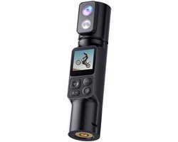Lipa AT-M103 6K action camera IPS Wifi – 360 Graden camera – Vlogcamera – Sony IMX sensor – Dubbele batterij en 8-10 uur filmen – Nachtvisie – 6K Resolutie – SD tot 256 GB – Met 32 GB SD-Kaart