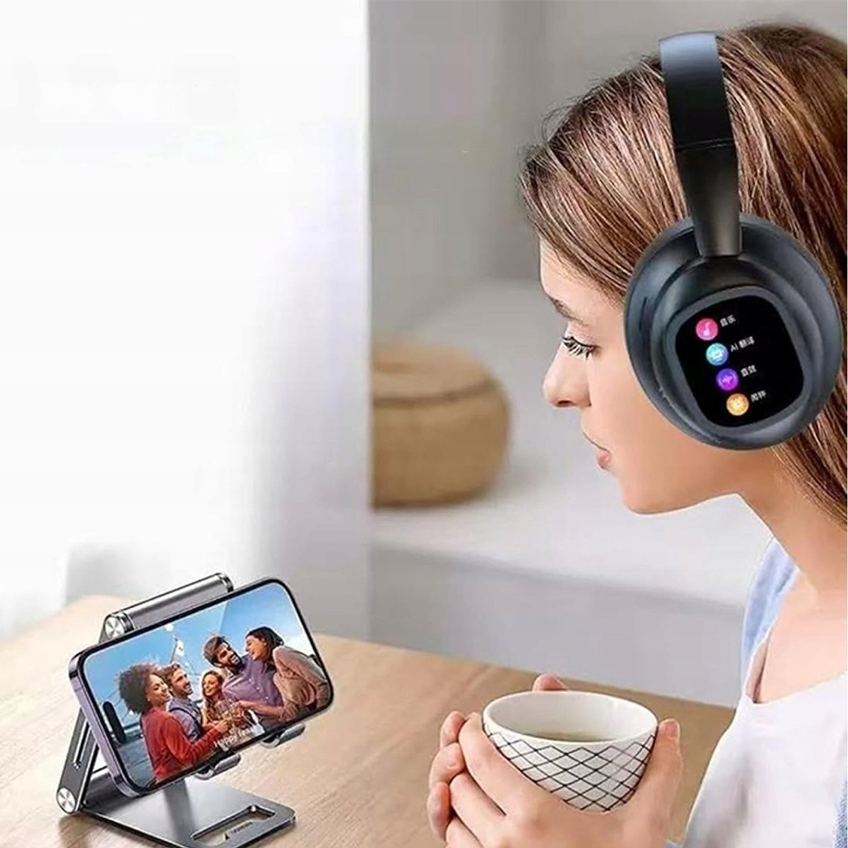 Aniks AI Vertaler Oordopjes Draadloos met Slim Touchscreen - afbeelding 3