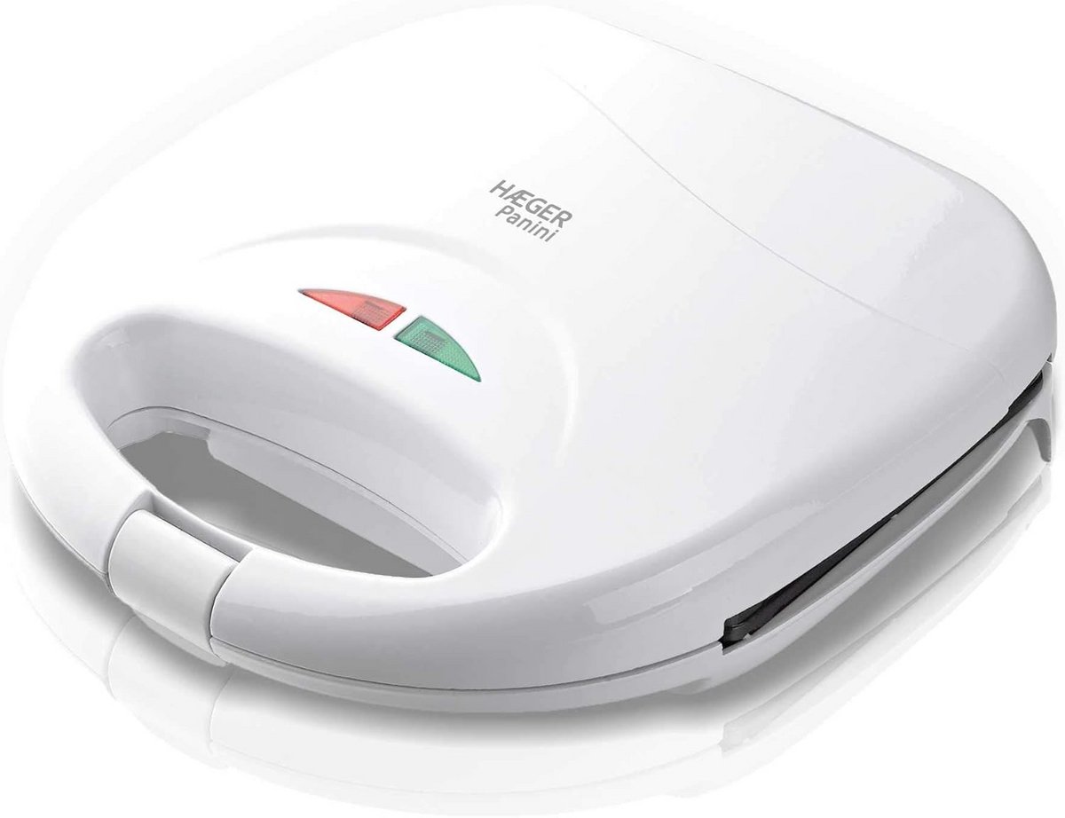 Elektrische Panini Grill en Sandwichtoaster met 750W Vermogen en Antiaanbaklaag