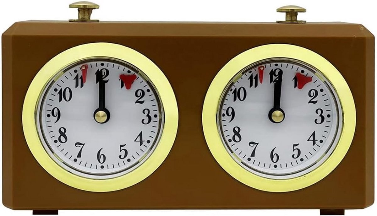 Analoge Mechanische Schaakklok voor Partijen en Toernooien