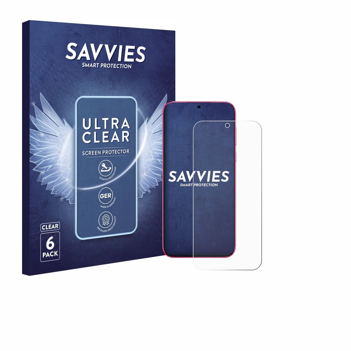 Savvies - Screenprotector voor Huawei Pura 80 - Folie Beschermfolie transparant 6 Stuks