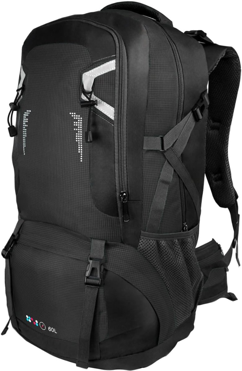 VLSelect® Trekrugzak - Wandelrugzak - Dagrugzak - Damen & Heren - 60L