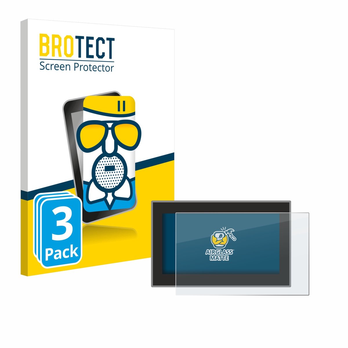 BROTECT - Screenprotector voor Headrush Flex Prime - Folie Beschermfolie Beschermglas matte 3 Stuks