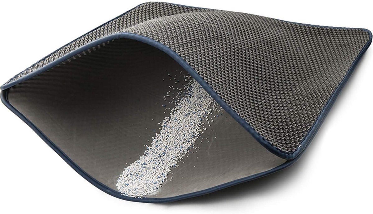 Grote Waterdichte Kattenbakmat 76x63cm - Urine Afstotend & Pootreiniger - Honeypot Ontwerp