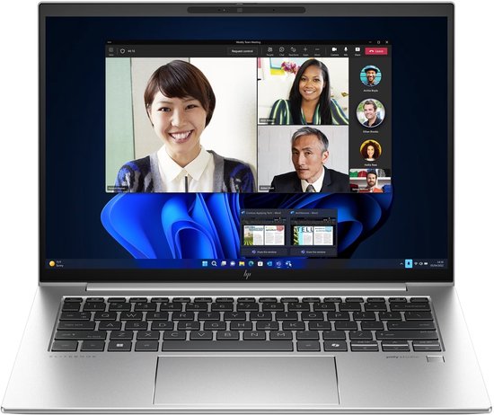 HP Elitebook 840 G11 - 4G LTE (Wwan) - Intel Core ultra 7 155U - 16GB - 512GB SSD - 14 WUXGA (1920x1200) Touchscreen - Verlicht toetsenbord - Vingerprint Scanner - Windows 11 Pro - QWERTY