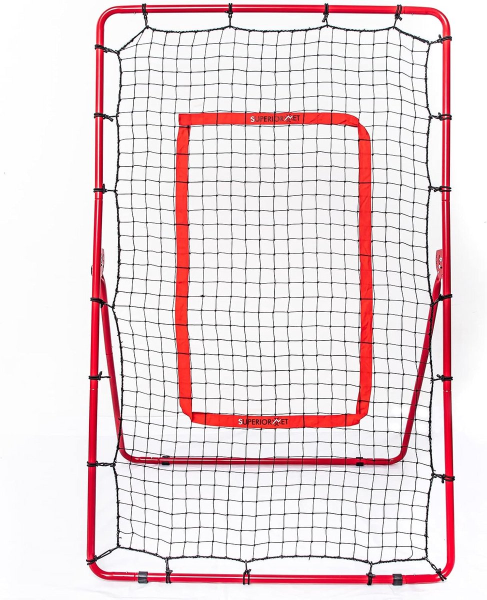 Verstelbaar Terugslag Net voor Honkbal Softbal Lacrosse Training Werpen Vangen