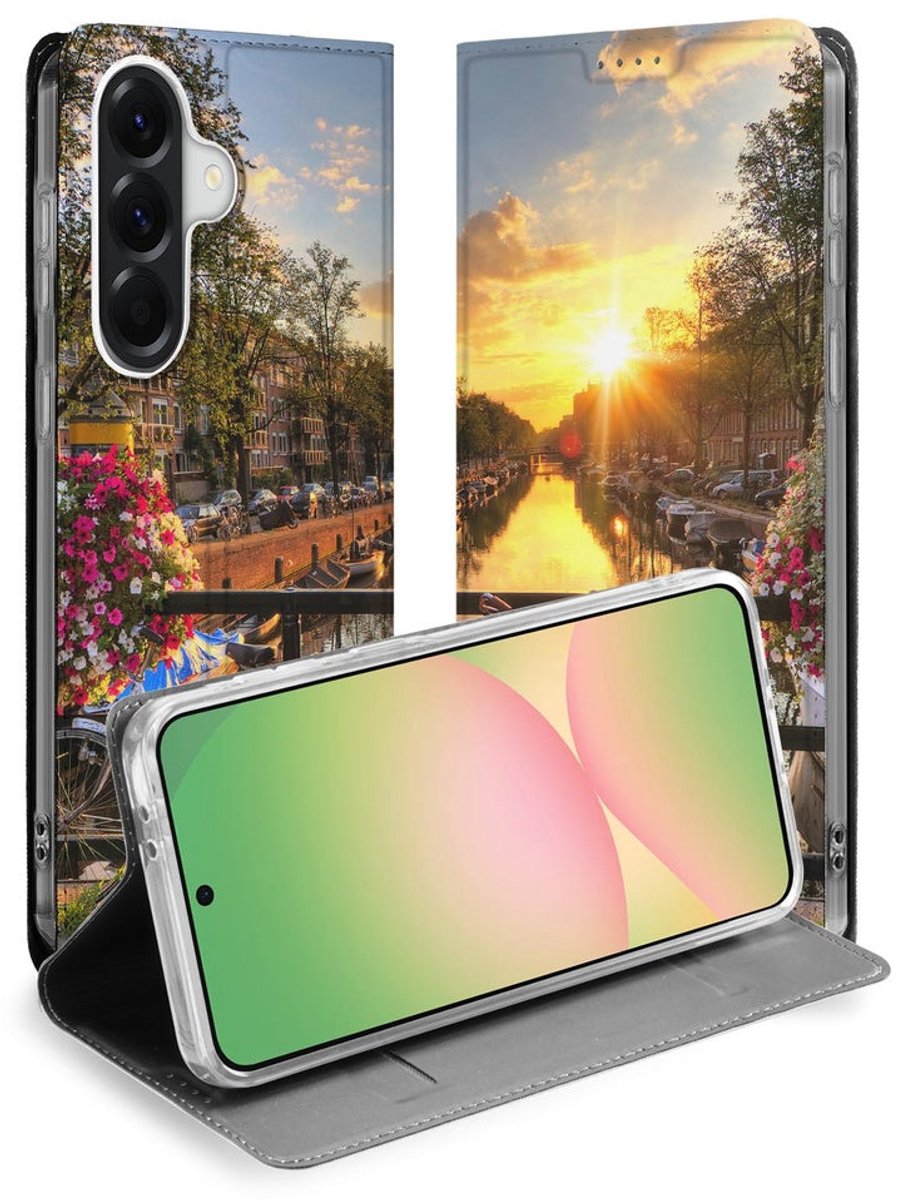 Samsung Galaxy A57 Book Cover Amsterdamse Grachten
