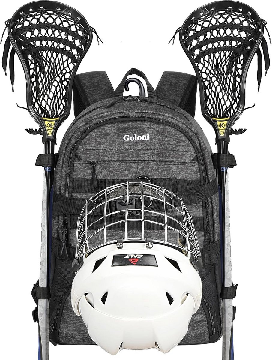 Grote Sporttas met Stokhouders voor Lacrosse en Hockey
