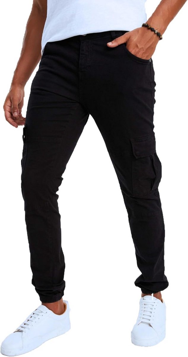 Heren Stretch Cargo Chino Jeans Jogger - Slim Fit Casual Broek