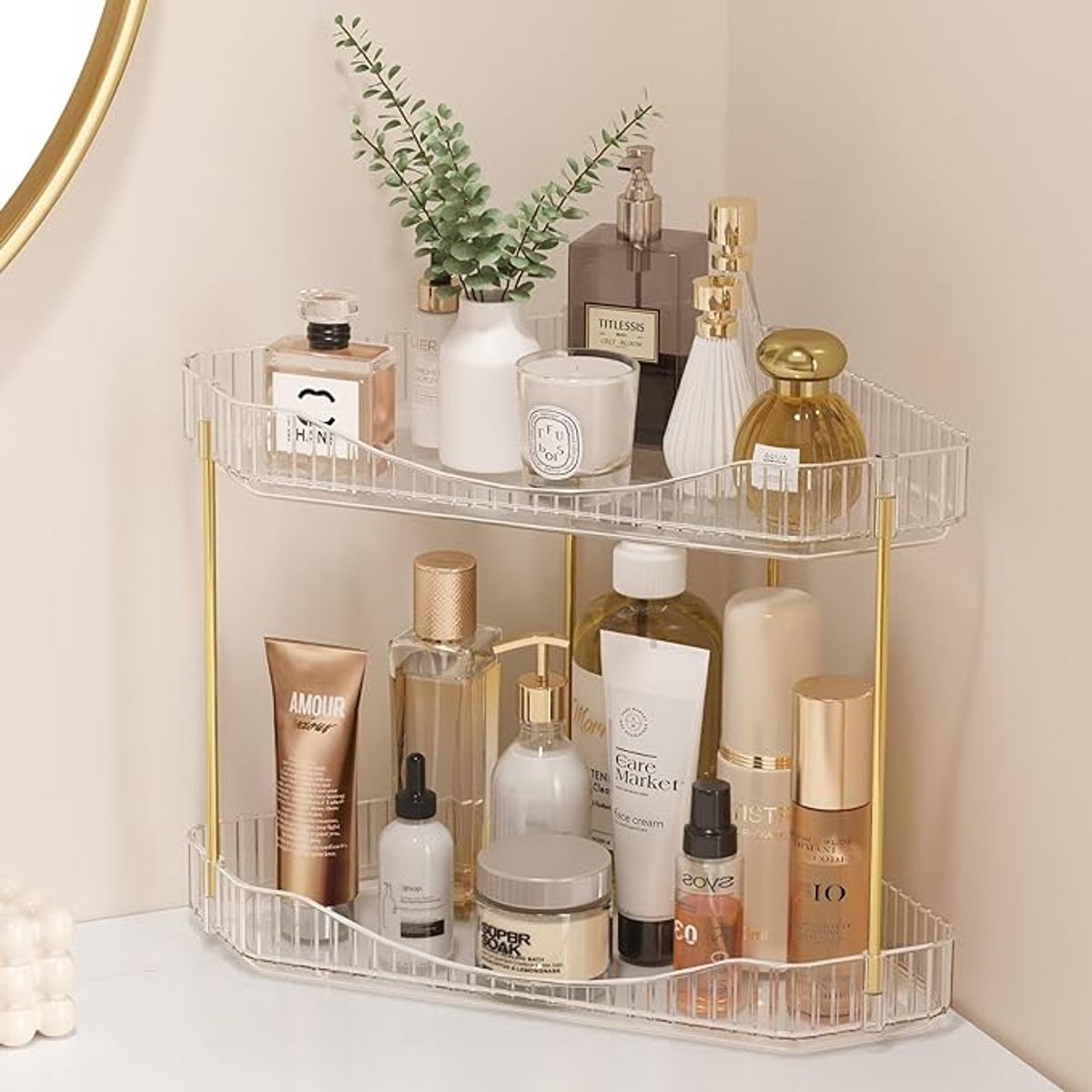 Beauty & Skincare Organizer – 2 Verdiepingen