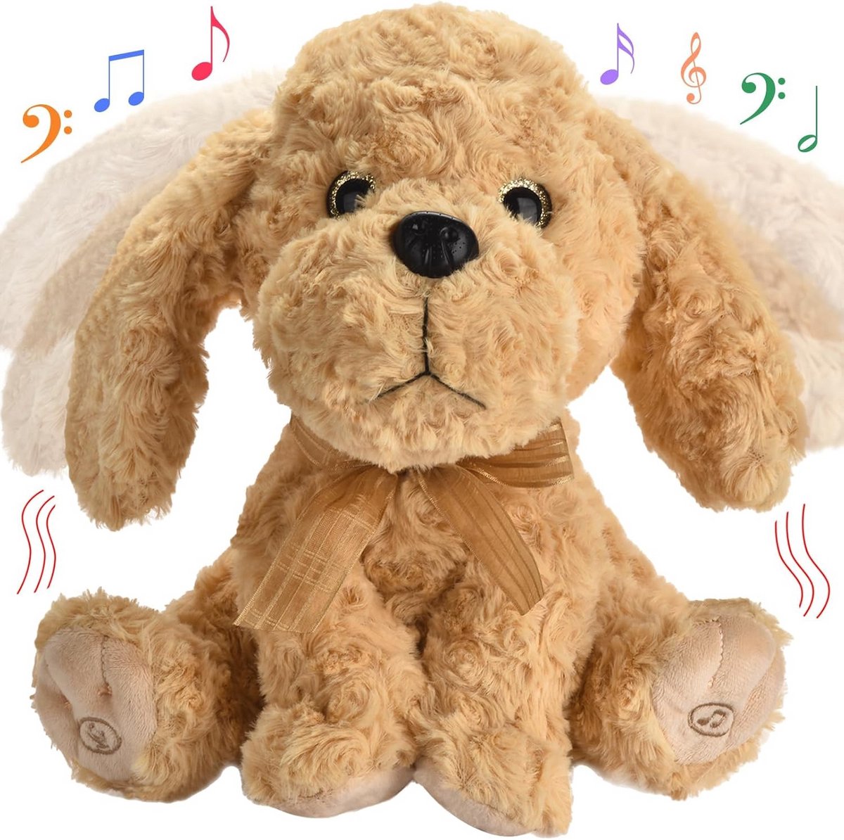 Interactieve Zingende Knuffelhond die Zegt Wat U Zegt - Met Muziek en Beweging