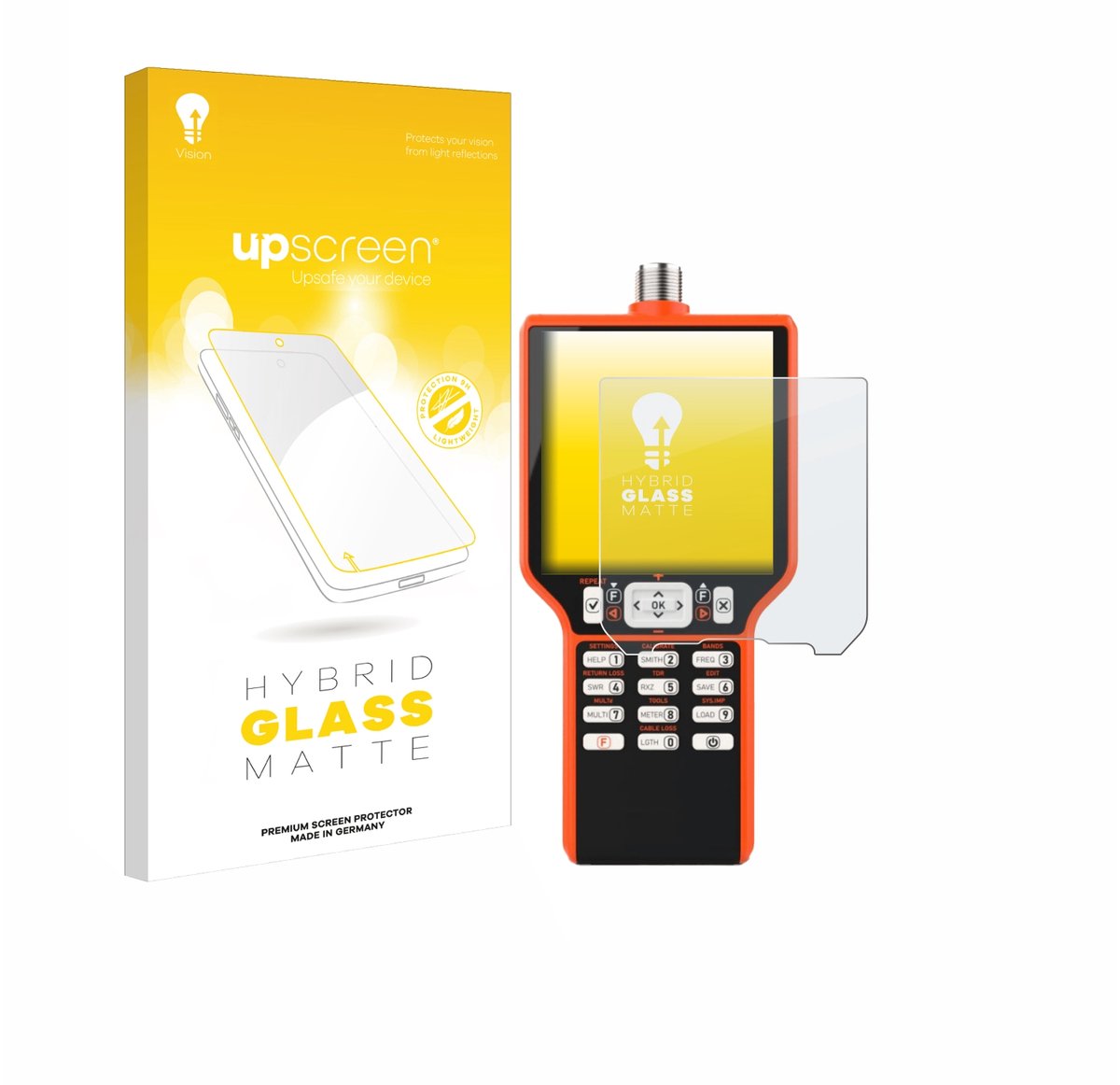 upscreen - Screenprotector voor RigExpert MATCH - Folie Beschermfolie Beschermglas matte