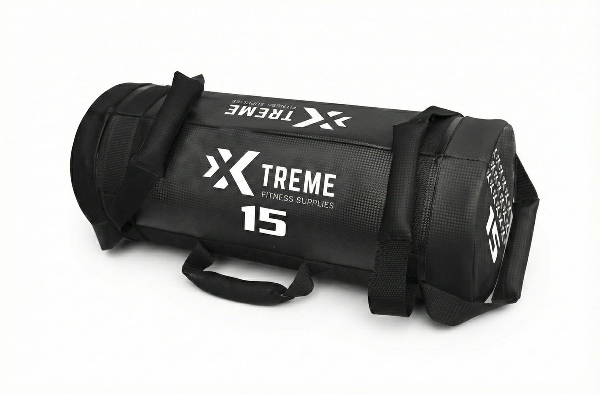 Xtreme Fitness Power Bag Premium Zwart 15Kg
