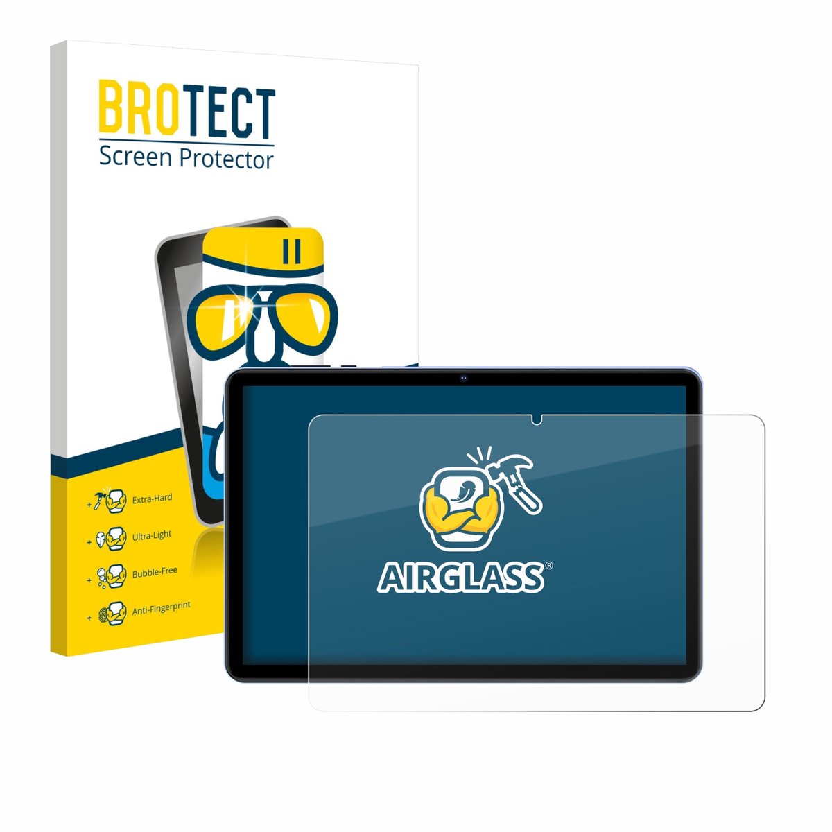 Screenprotector voor WOREGOO M283-EEA 10.1" Beschermglas transparant