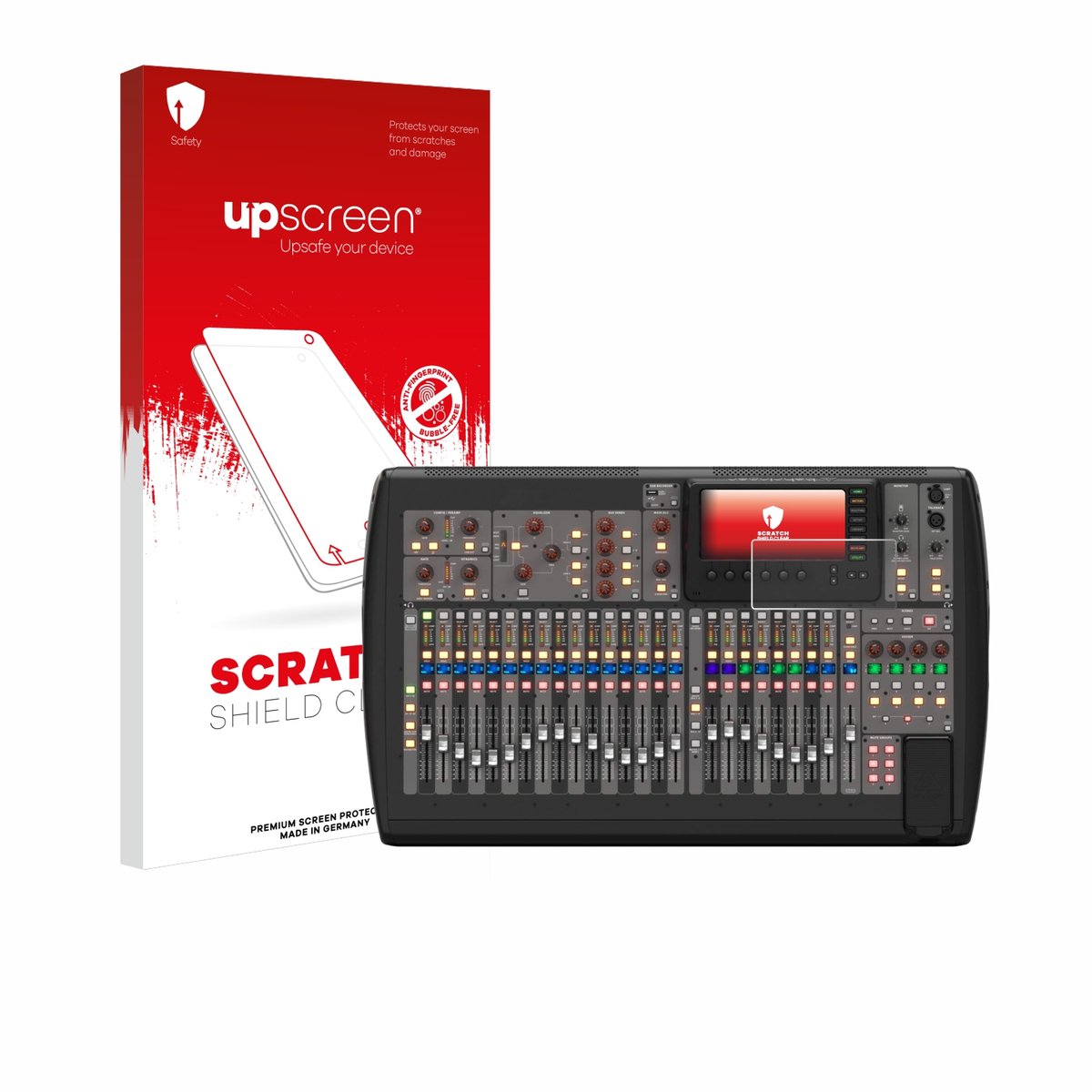 upscreen - Screenprotector voor Behringer X32 - Folie Beschermfolie transparant