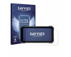 Savvies - Screenprotector voor Vtopek MT26 6.25" - Folie Beschermfolie transparant 6 Stuks