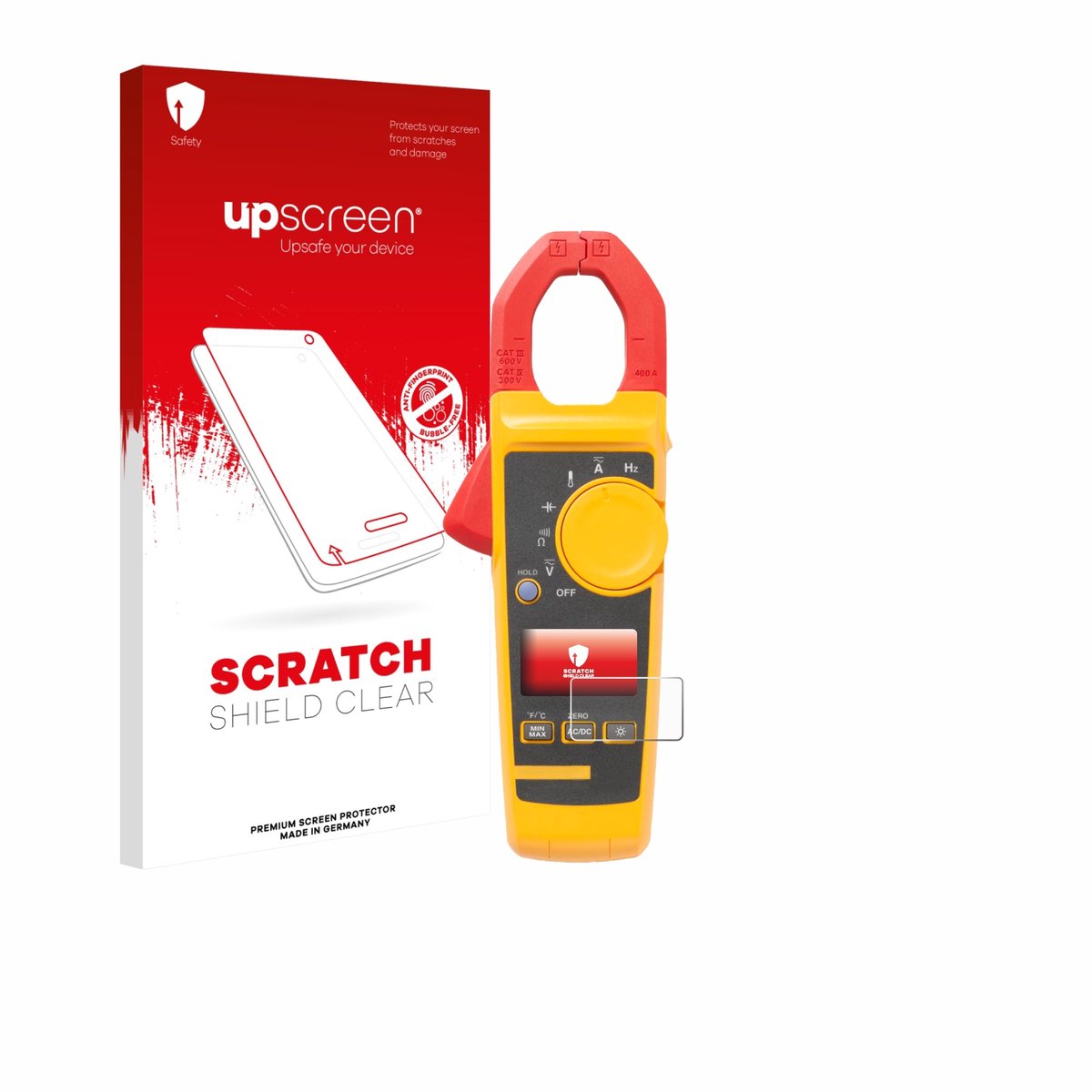 upscreen - Screenprotector voor Fluke 325 - Folie Beschermfolie transparant